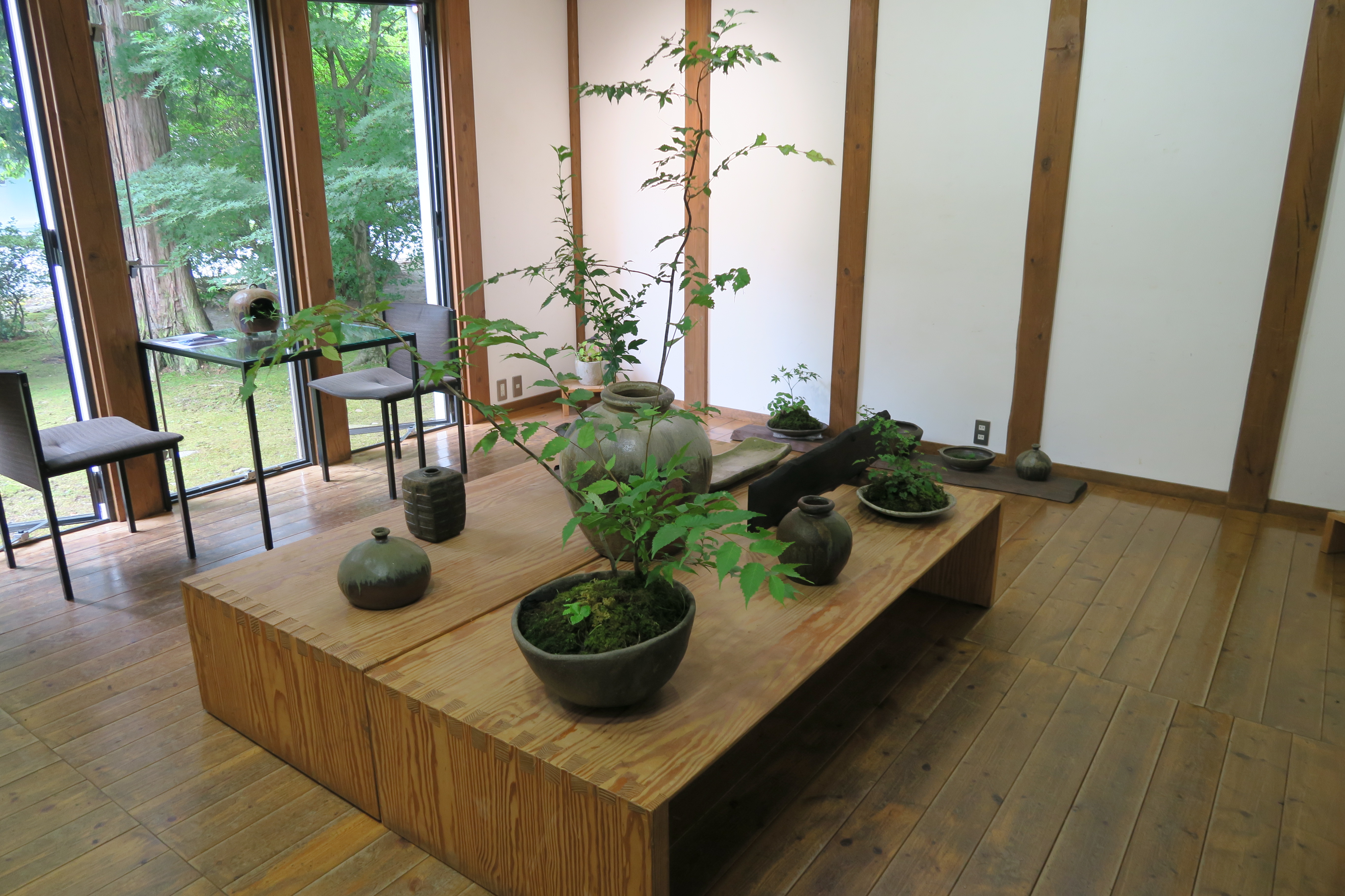 貸館》 塙 幸次郎 自然釉薬焼締陶展 / 苔玉、苔玉展 | 安曇野文化財団